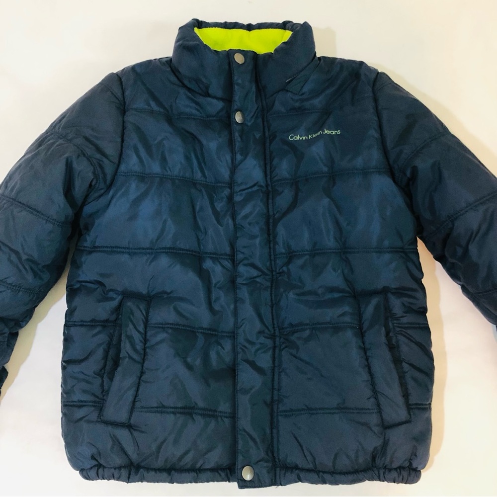 Boy  Calvin Klein Sz. S/P 8 Kids Navy Puffer Jacket